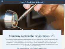 Tablet Screenshot of larryslock.com